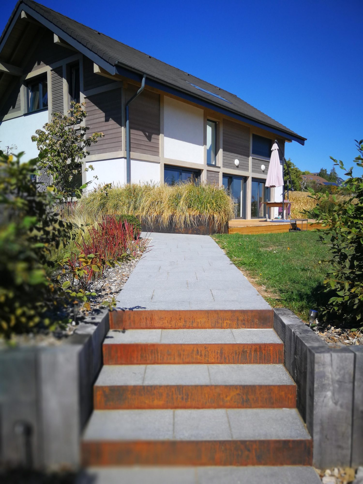 Aménagement d'un jardin à Poisy